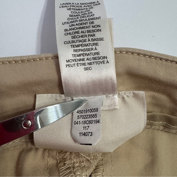 Chico’s Bermuda Shorts Size 00 (US 0/XS) Khaki Stretch Utility Casual - Picture 10 of 15